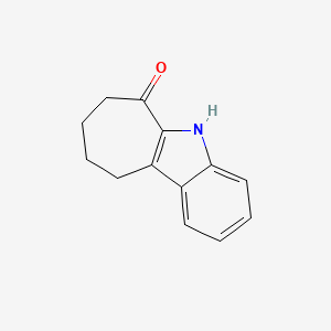molecular formula C13H13NO B3152007 7,8,9,10-tetrahydrocyclohepta[b]indol-6(5H)-one CAS No. 7257-25-2