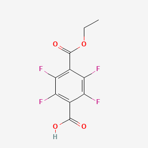 molecular formula C10H6F4O4 B3152097 Ethyl 2,3,5,6-tetrafluoroterephthalate CAS No. 727-54-8