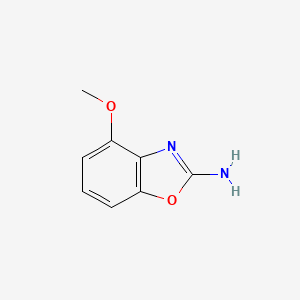 molecular formula C8H8N2O2 B3152113 4-Methoxybenzo[d]oxazol-2-amine CAS No. 727415-76-1