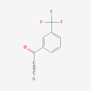 molecular formula C10H5F3O B3152141 1-[3-(Trifluoromethyl)phenyl]prop-2-yn-1-one CAS No. 72839-12-4