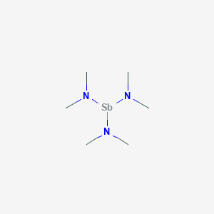 molecular formula C6H18N3S B3152151 Tris(dimethylamino)antimony CAS No. 7289-92-1