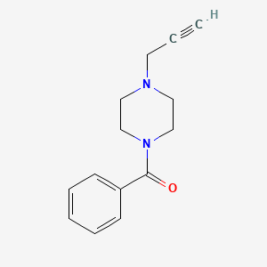 molecular formula C14H16N2O B3152179 Phenyl(4-(prop-2-yn-1-yl)piperazin-1-yl)methanone CAS No. 72955-72-7