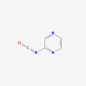 molecular formula C5H3N3O B3152193 2-isocyanatopyrazine CAS No. 72975-45-2