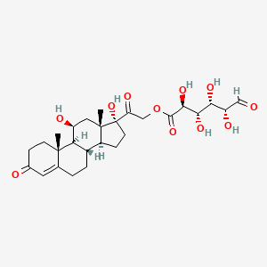 beta-D-Glucopyranosiduronic acid, (11beta)-11,17-dihydroxy-3,20-dioxopregn-4-en-21-yl