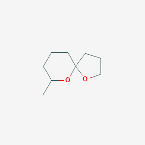 molecular formula C9H16O2 B3152208 7-Methyl-1,6-dioxaspiro[4.5]decane CAS No. 73046-13-6