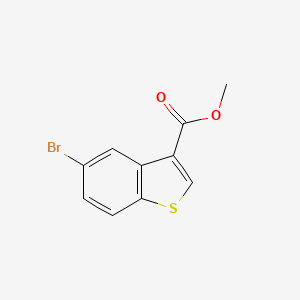 molecular formula C10H7BrO2S B3152233 Methyl 5-bromobenzo[b]thiophene-3-carboxylate CAS No. 7312-25-6