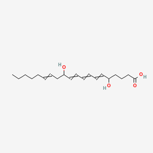 5,12-Dihydroxyicosa-6,8,10,14-tetraenoic acid
