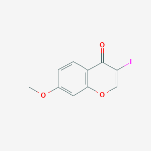 molecular formula C10H7IO3 B3152257 3-Iodo-7-methoxy-4H-chromen-4-one CAS No. 73220-42-5