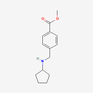 B3152323 Methyl 4-[(cyclopentylamino)methyl]benzoate CAS No. 733784-55-9