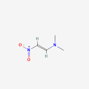 molecular formula C4H8N2O2 B3152345 N,N-Dimethyl-2-nitroethenamine CAS No. 73430-27-0