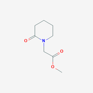 molecular formula C8H13NO3 B3152447 methyl 2-(2-oxopiperidin-1-yl)acetate CAS No. 73619-20-2