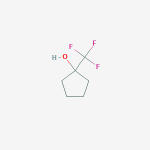 molecular formula C6H9F3O B3152522 1-(Trifluoromethyl)cyclopentan-1-ol CAS No. 737765-57-0