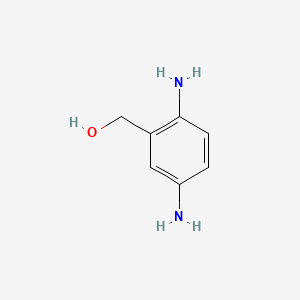 molecular formula C7H10N2O B3152538 2,5-Diaminobenzyl alcohol CAS No. 73793-80-3