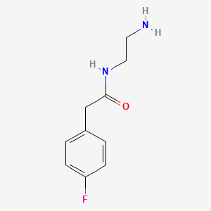 molecular formula C10H13FN2O B3152573 N-(2-aminoethyl)-2-(4-fluorophenyl)acetamide CAS No. 73965-91-0
