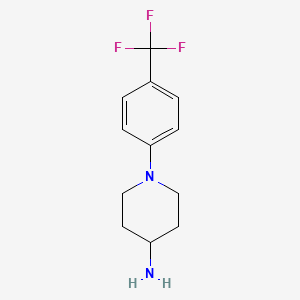 4-Piperidinamine, 1-[4-(trifluoromethyl)phenyl]-