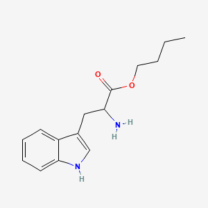 molecular formula C15H21ClN2O2 B3152590 butyl 2-amino-3-(1H-indol-3-yl)propanoate CAS No. 7401-26-5