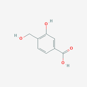 molecular formula C8H8O4 B3152591 3-Hydroxy-4-(hydroxymethyl)benzoic acid CAS No. 74020-82-9