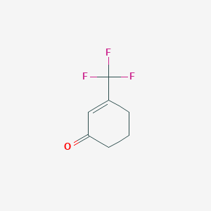 molecular formula C7H7F3O B3152597 3-(Trifluoromethyl)cyclohex-2-en-1-one CAS No. 74031-45-1