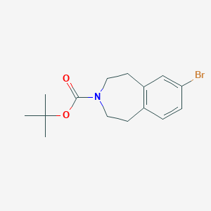 tert-Butyl 7-bromo-1,2,4,5-tetrahydro-3H-benzo[d]azepine-3-carboxylate