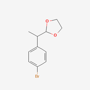 2-(1-(4-Bromophenyl)ethyl)-1,3-dioxolane