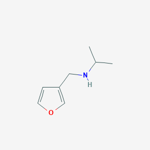 B3152672 (Furan-3-ylmethyl)(propan-2-yl)amine CAS No. 741698-72-6