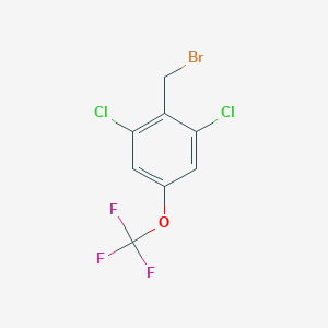 molecular formula C8H4BrCl2F3O B031527 2,6-Dichloro-4-(trifluoromethoxy)benzyl bromide CAS No. 886503-08-8