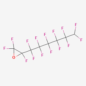 molecular formula C8HF15O B3152708 (6H-Perfluorohexyl)trifluorooxirane CAS No. 742-84-7