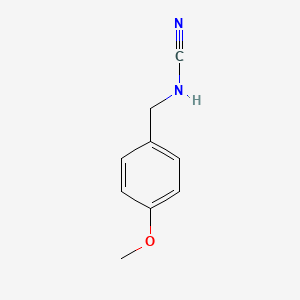 molecular formula C9H10N2O B3152746 N-(4-methoxybenzyl)cyanamide CAS No. 74295-89-9
