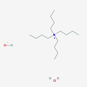 molecular formula C16H39NO2 B3152749 Tetrabutylammonium hydroxide hydrate CAS No. 74296-38-1