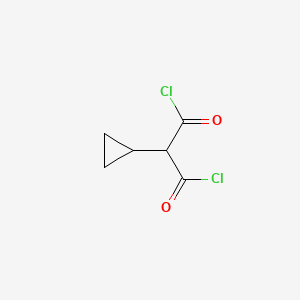 molecular formula C6H6Cl2O2 B3152783 2-Cyclopropylmalonoyl dichloride CAS No. 743478-64-0