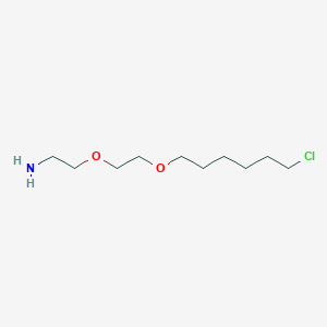 molecular formula C10H22ClNO2 B3152797 NH2-PEG2-C6-Cl CAS No. 744203-60-9