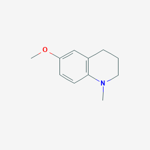 molecular formula C11H15NO B3152843 6-Methoxy-1-methyl-1,2,3,4-tetrahydroquinoline CAS No. 74492-61-8