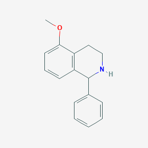 molecular formula C16H17NO B3152850 5-Methoxy-1-phenyl-1,2,3,4-tetrahydroisoquinoline CAS No. 744959-12-4