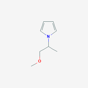 molecular formula C8H13NO B3152871 1-(1-Methoxypropan-2-yl)-1H-pyrrole CAS No. 745026-94-2