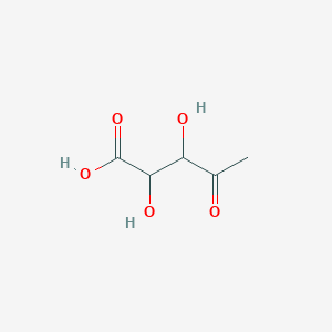 molecular formula C5H8O5 B031529 2,3-Dihydroxy-4-oxopentanoic acid CAS No. 37520-06-2