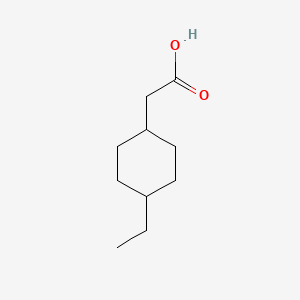 molecular formula C10H18O2 B3152907 2-(4-Ethylcyclohexyl)acetic acid CAS No. 74603-22-8