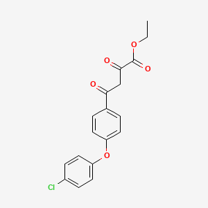 Ethyl 4-(4-(4-chlorophenoxy)phenyl)-2,4-dioxobutanoate