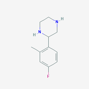 2-(4-Fluoro-2-methylphenyl)piperazine