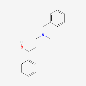 molecular formula C17H21NO B3152951 3-[benzyl(methyl)amino]-1-phenylpropan-1-ol CAS No. 74681-55-3