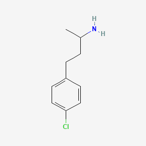 molecular formula C10H14ClN B3152959 4-(4-Chlorophenyl)butan-2-amine CAS No. 74697-68-0
