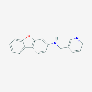 molecular formula C18H14N2O B315303 N-dibenzo[b,d]furan-3-yl-N-(3-pyridinylmethyl)amine 