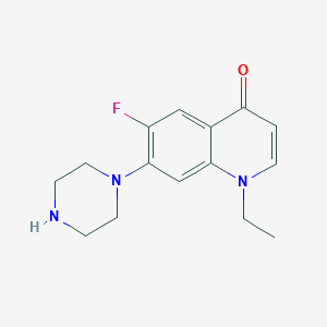 1-Ethyl-6-fluoro-7-(piperazin-1-yl)quinolin-4(1H)-one
