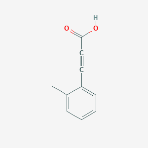 molecular formula C10H8O2 B3153125 3-(2-Methylphenyl)prop-2-ynoic acid CAS No. 7515-27-7