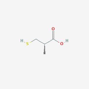 molecular formula C4H8O2S B3153132 (2S)-2-methyl-3-sulfanylpropanoic acid CAS No. 75172-11-1
