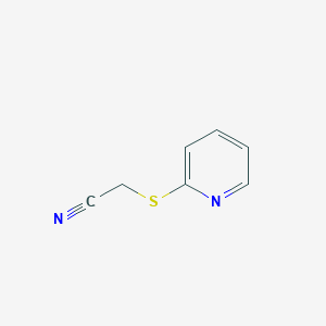 molecular formula C7H6N2S B3153145 Pyridine-2-thioacetonitrile CAS No. 7521-19-9