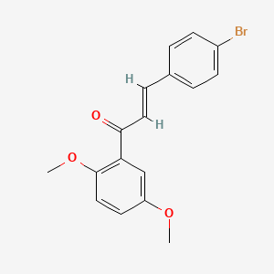 (2E)-3-(4-Bromophenyl)-1-(2,5-dimethoxyphenyl)prop-2-en-1-one