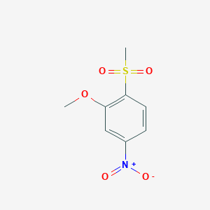 molecular formula C8H9NO5S B3153164 1-Methanesulfonyl-2-methoxy-4-nitrobenzene CAS No. 75259-30-2