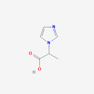 molecular formula C6H8N2O2 B3153182 2-(1H-imidazol-1-yl)propanoic acid CAS No. 753489-91-7