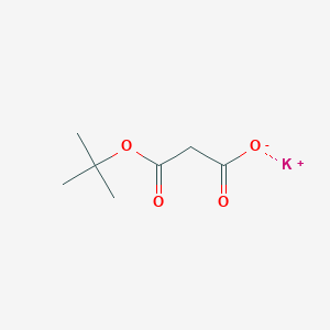 molecular formula C7H11KO4 B3153237 Potassium tert-butyl malonate 