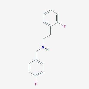 N-(4-fluorobenzyl)-2-(2-fluorophenyl)ethanamine